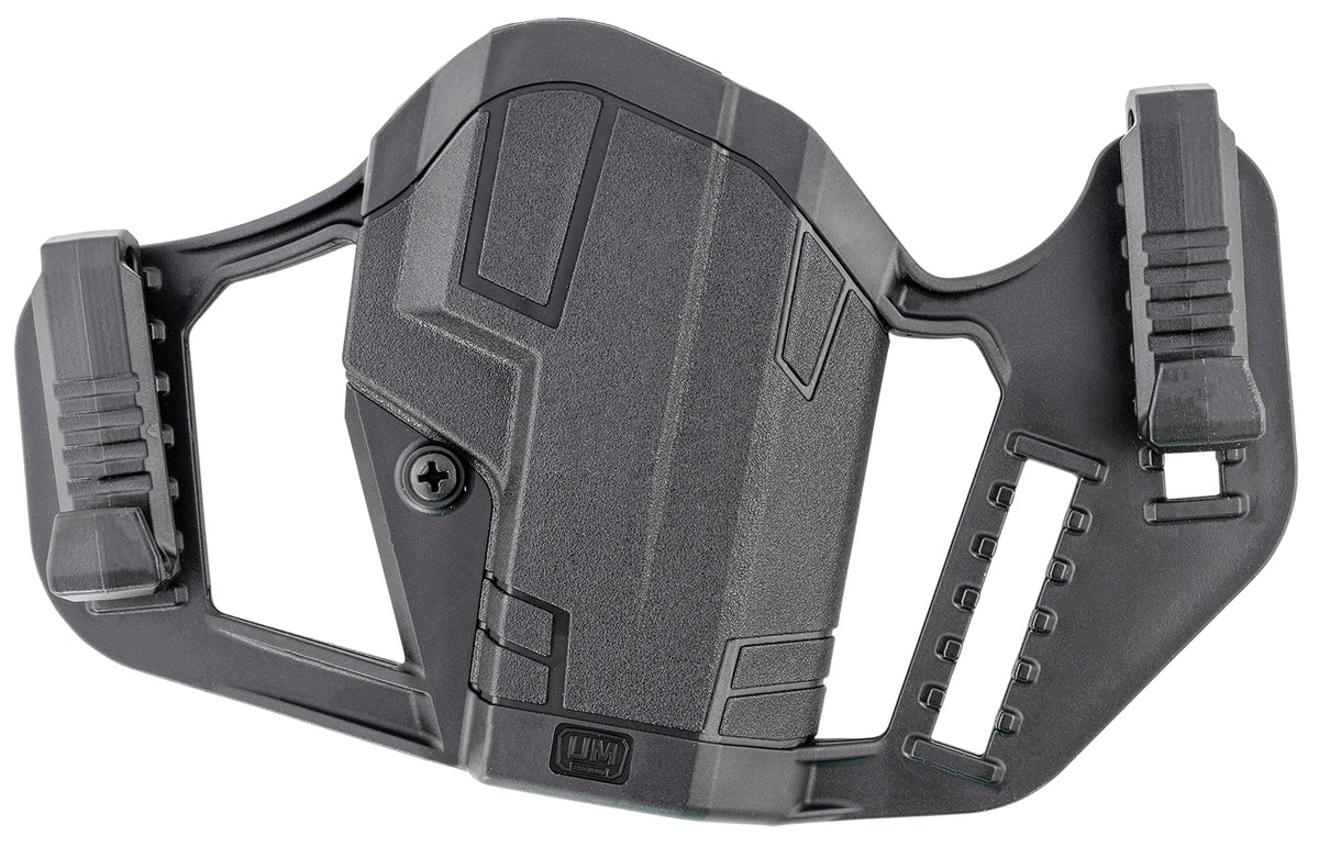 Uncle Mike's Apparition IWB OWB Belt Clip Holster Ambidextrous Black Polymer Glock 19/23/26/27