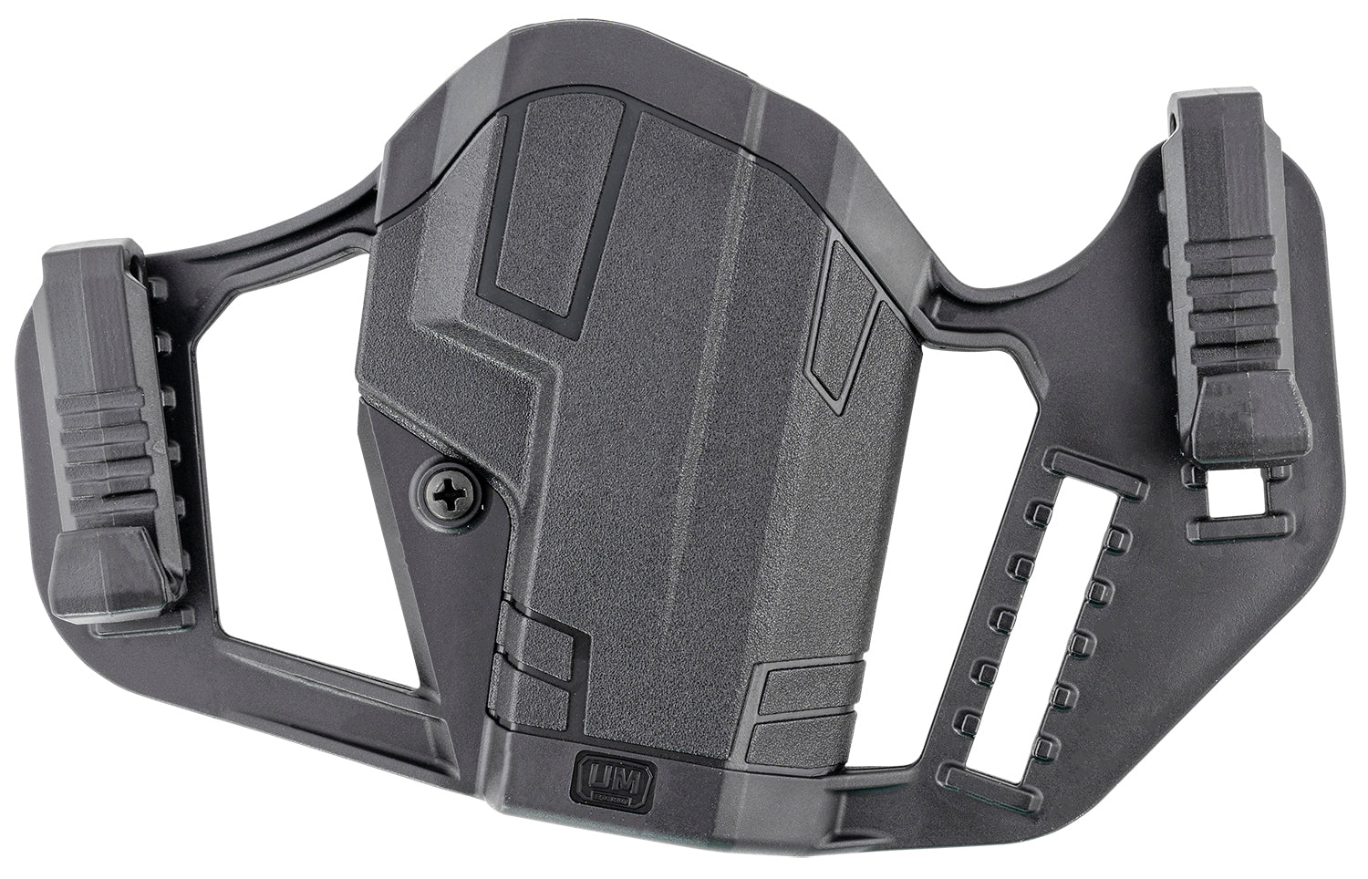 Uncle Mike's Apparition IWB OWB Belt Clip Holster Ambidextrous Black Polymer Glock 19/23/26/27