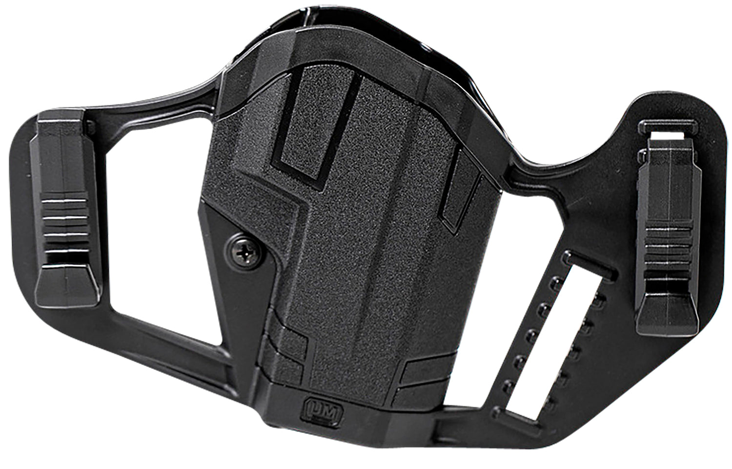 Uncle Mike's Apparition IWB OWB Belt Clip Ambidextrous Holster Black Polymer Glock 43/43X