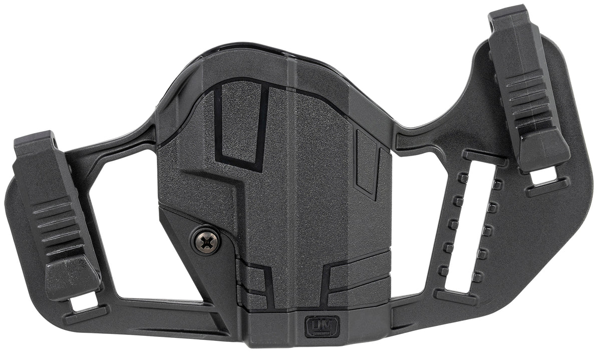 Uncle Mike's Apparition IWB OWB Ambidextrous Holster Black Polymer Springfield Hellcat/Glock 43/43X