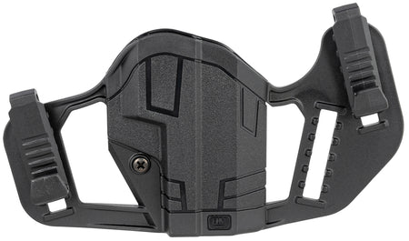 Uncle Mike's Apparition IWB OWB Ambidextrous Holster Black Polymer Springfield Hellcat/Glock 43/43X