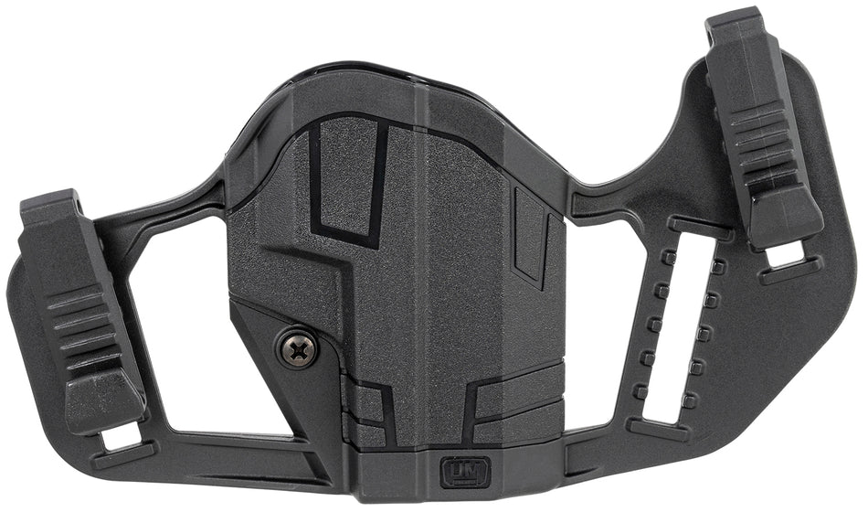 Uncle Mike's Apparition IWB OWB Ambidextrous Holster Black Polymer Springfield Hellcat/Glock 43/43X