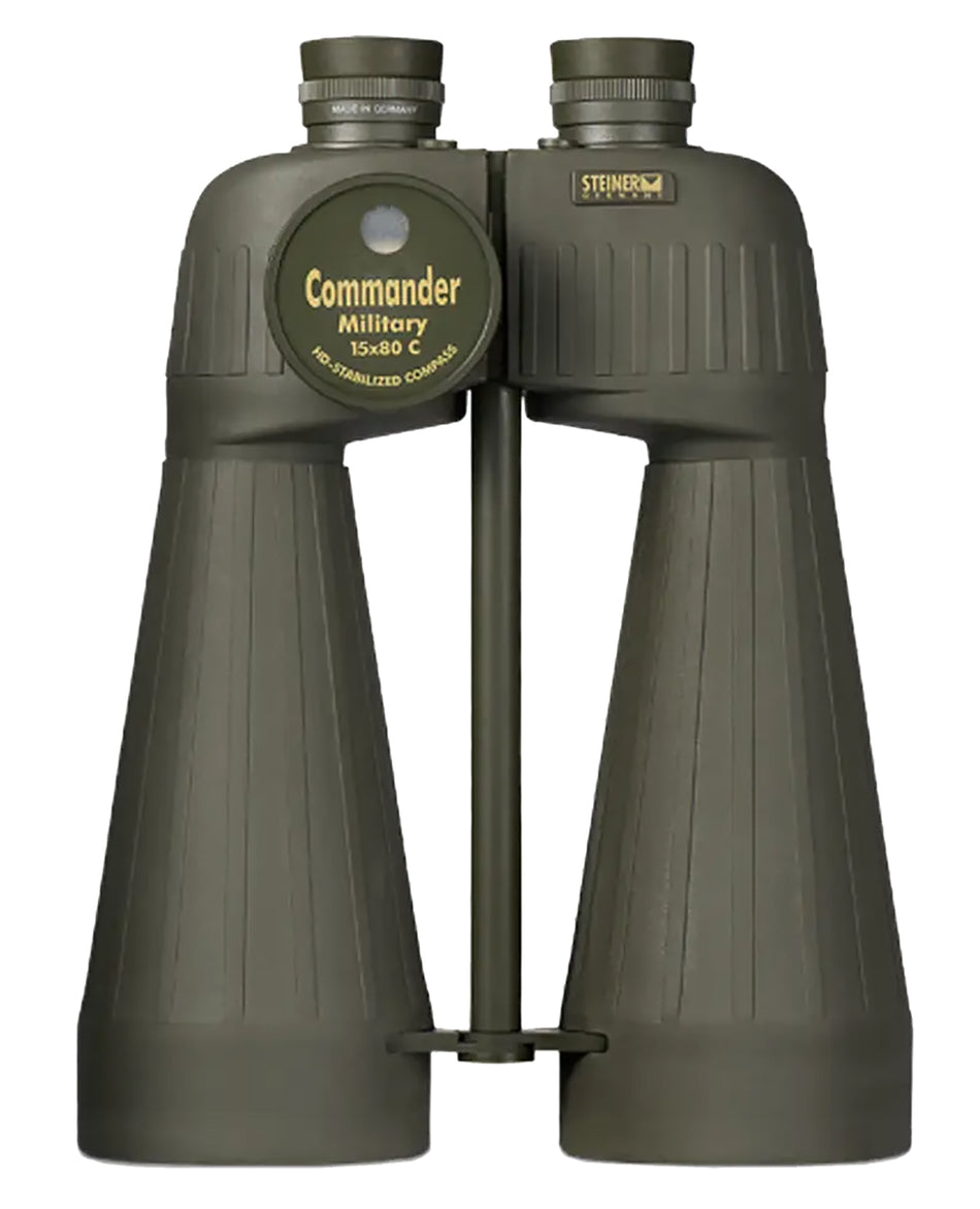 Steiner M1580 Reticle and Compass 15x80mm Binoculars 2693, Sports-Auto Focus, OD Green Makrolon w/Rubber Armor