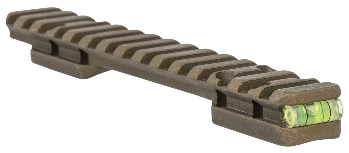 Talley P0MHC735ACI 20 MOA Burnt Bronze Anti-Cant Indicator Picatinny Rail for X-Bolt Short Action