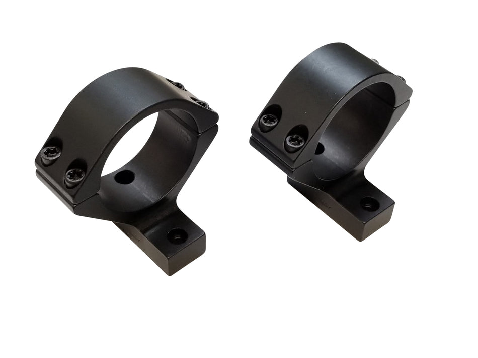 Talley B940719 1" Tube Medium Ring Scope Mount Combo Black Aluminum for Browning A-Bolt 3 0 MOA