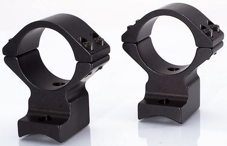 Talley 940000 1" Tube Medium Scope Ring Mount Combo Black Anodized Aluminum for Browning A-Bolt 0 MOA