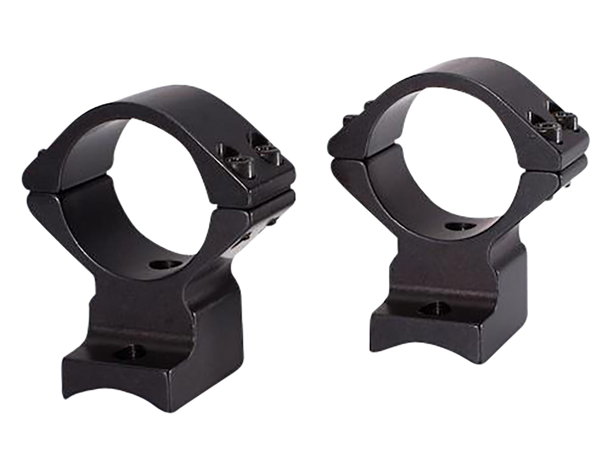 Talley 740711 30mm Tube Medium Scope Ring Mount Combo Black Anodized for Browning BLR BAR BPR 0 MOA