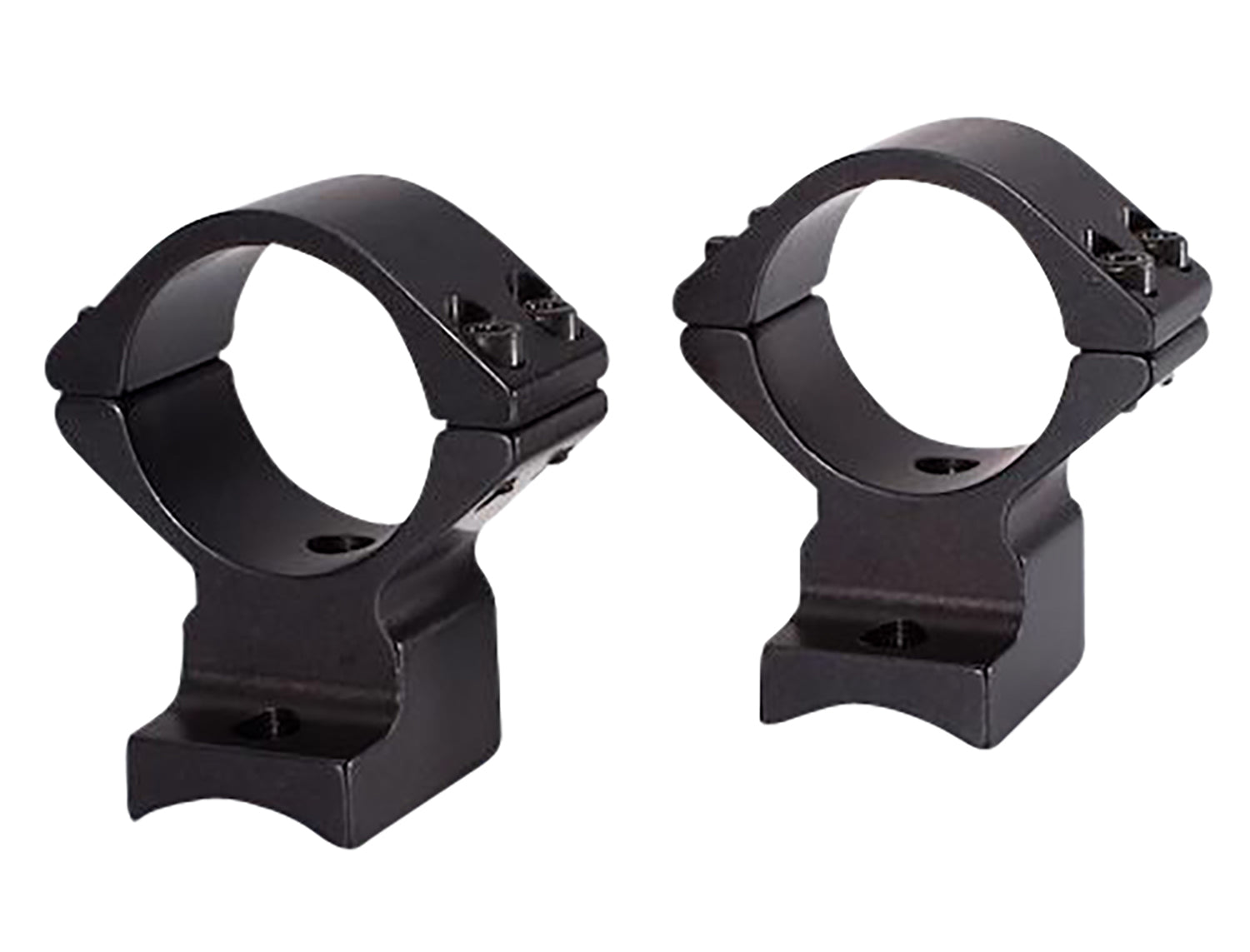 Talley 740711 30mm Tube Medium Scope Ring Mount Combo Black Anodized for Browning BLR BAR BPR 0 MOA