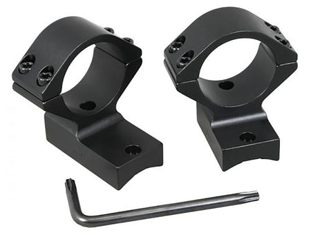 Talley 750711 30mm Tube High Scope Ring Mount Combo Black Anodized for Browning BLR BAR BPR 0 MOA