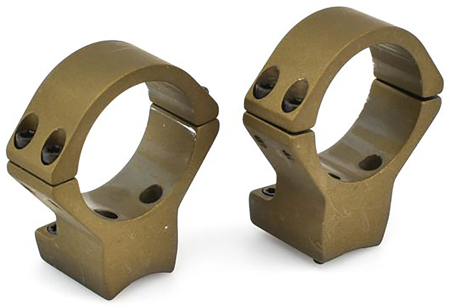 Talley HC850735 X-Bolt High Ring Scope Mount Combo Burnt Bronze 34mm 0 MOA