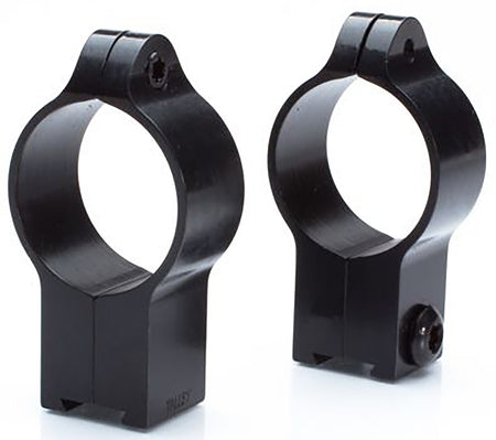Talley 22CZRH High 1-Inch Rimfire Ring Set Black for CZ 452 European/455/457/512/513