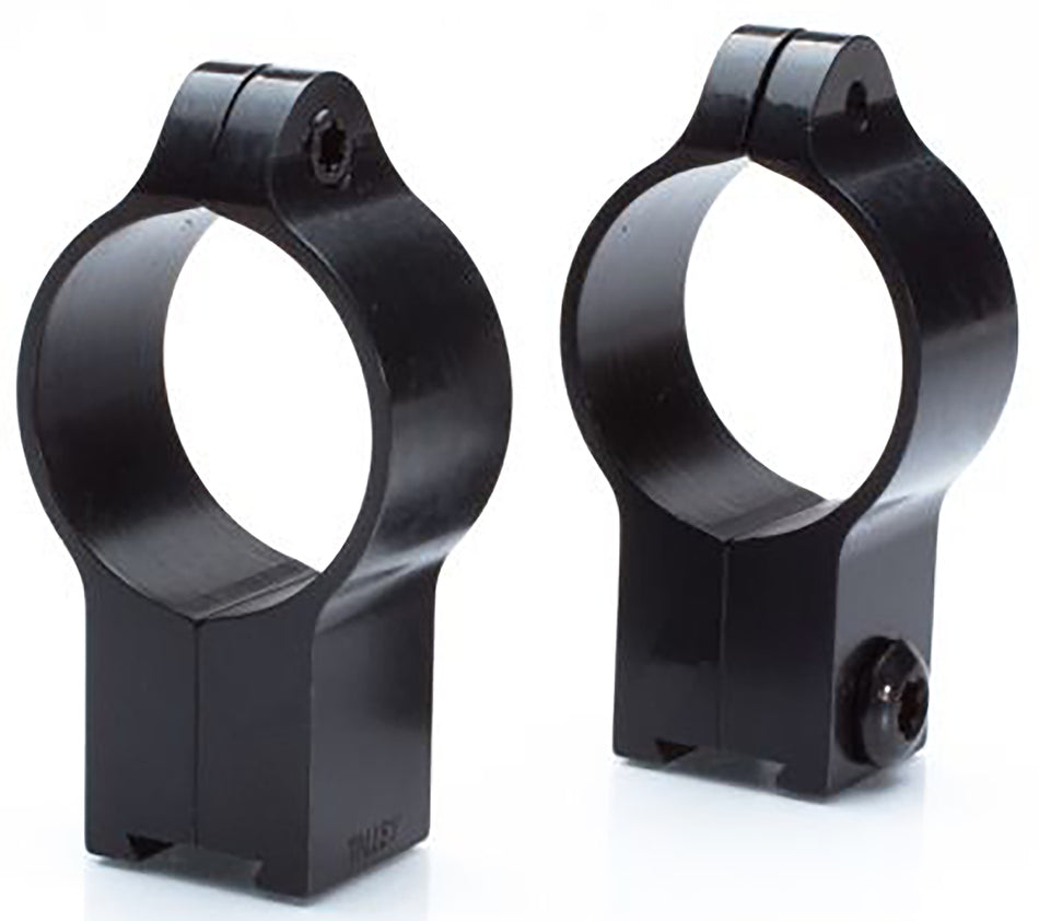 Talley 22CZRH High 1-Inch Rimfire Ring Set Black for CZ 452 European/455/457/512/513