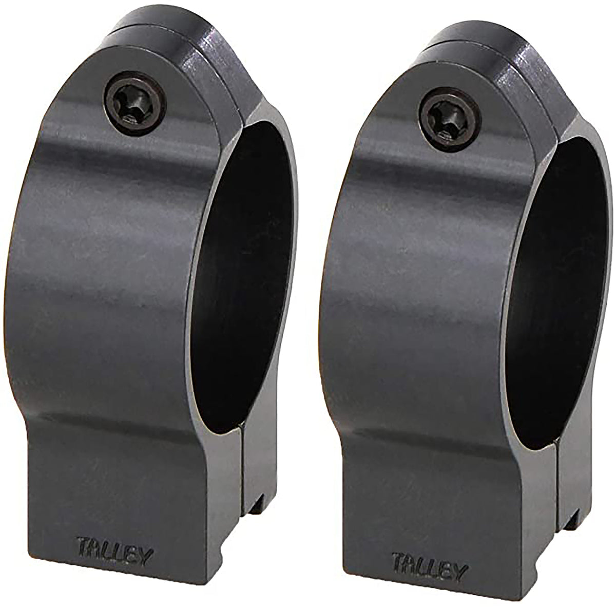 Talley 30CZRH High 30mm Rimfire Ring Set Black for CZ 452 European/455/457/512/513