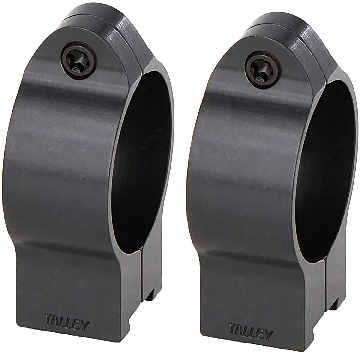 Talley 30CZRH High 30mm Rimfire Ring Set Black for CZ 452 European/455/457/512/513