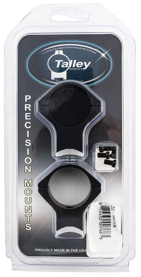 Talley 75X719 Savage Round Receiver AccuTrigger 30mm High Rings Scope Mount Combo Black