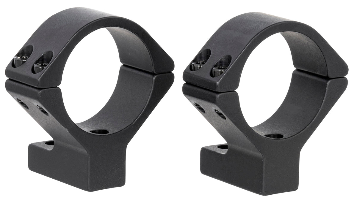 Talley 740759 Integrated Scope Ring and Base for Tikka T1 T1X 30mm Medium Rings Black Anodized