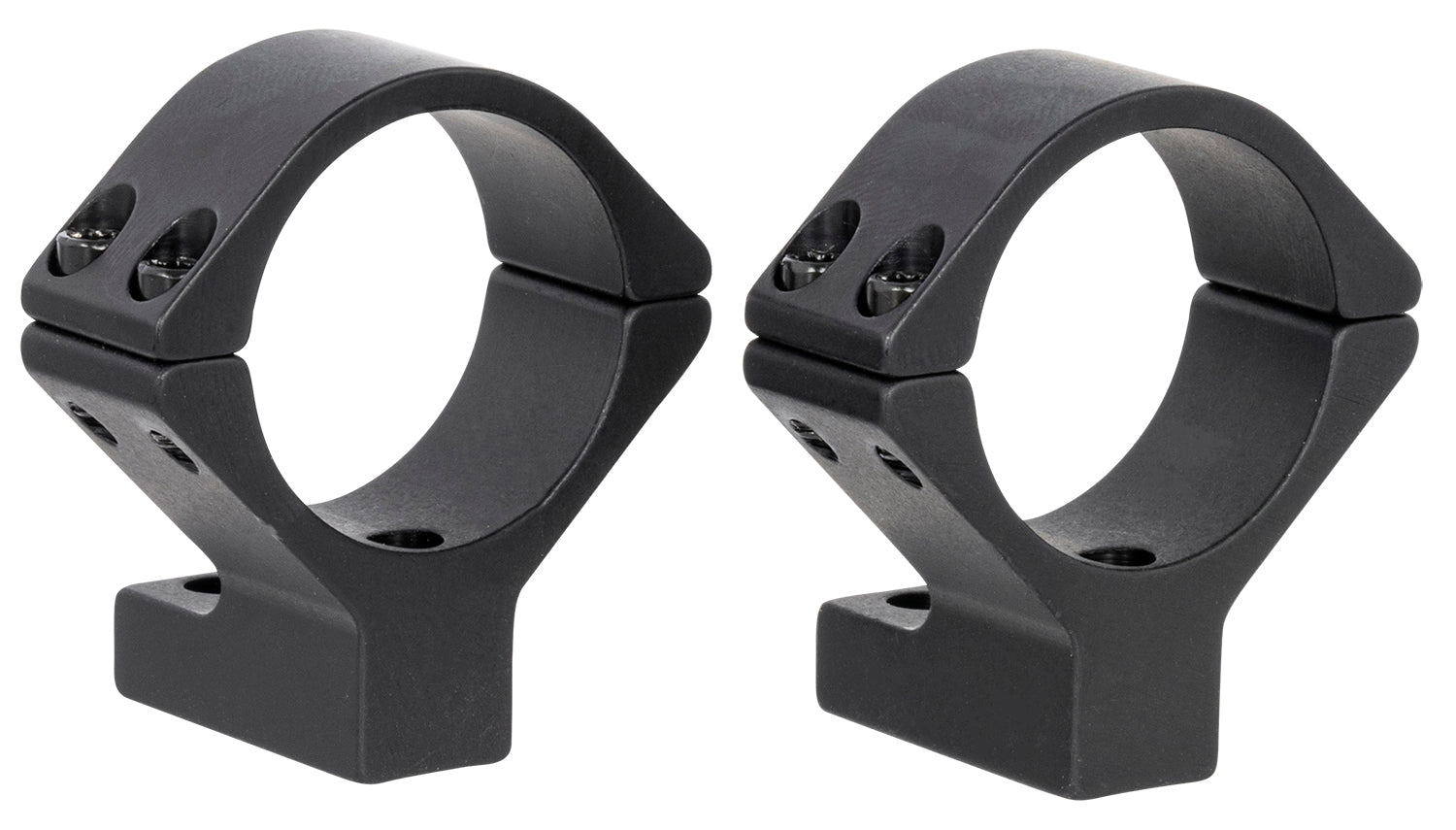 Talley 740759 Integrated Scope Ring and Base for Tikka T1 T1X 30mm Medium Rings Black Anodized