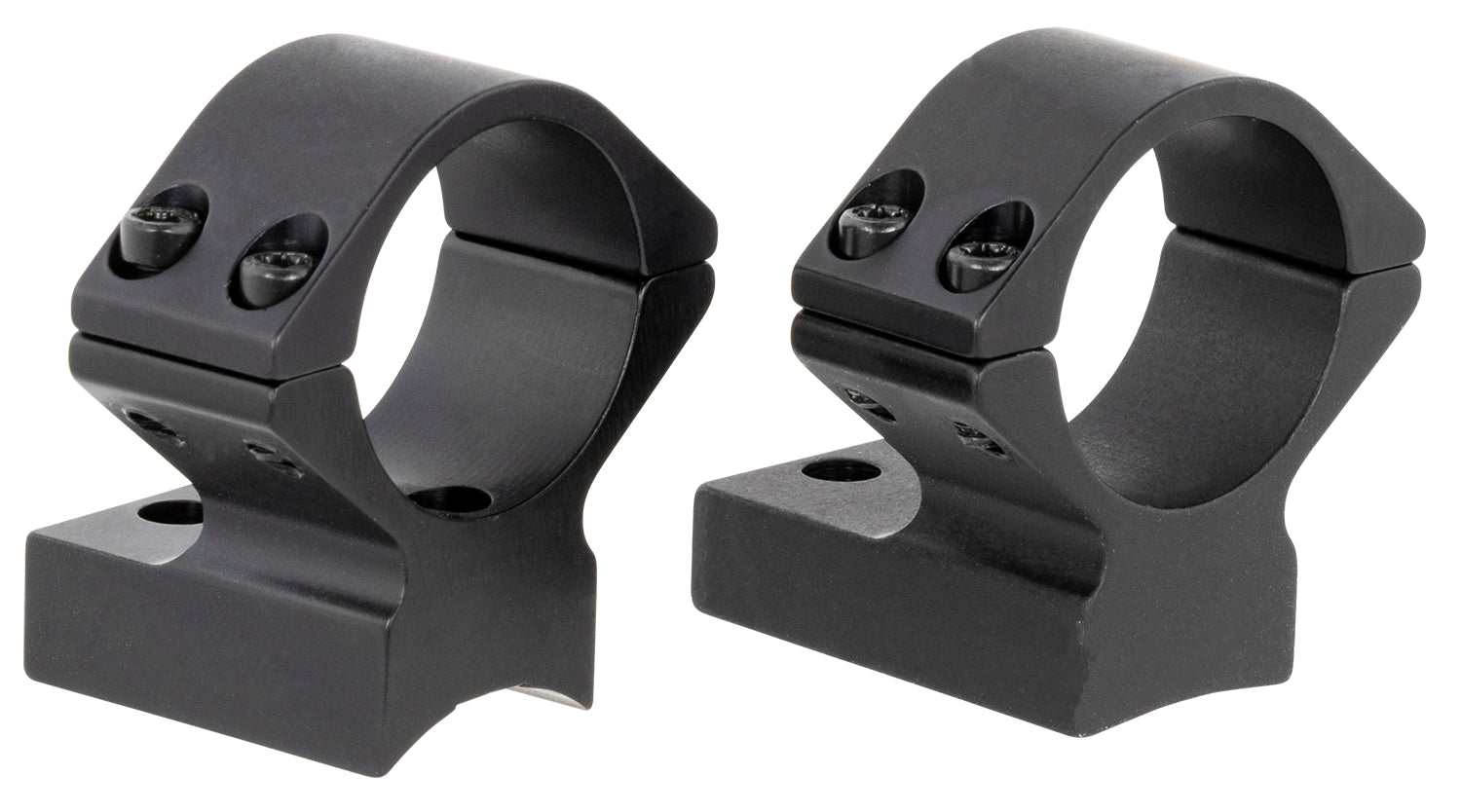 Talley 930706 Integrated Scope Ring and Base for Weatherby Mark V 1 Inch Low Rings Non-Magnum Black