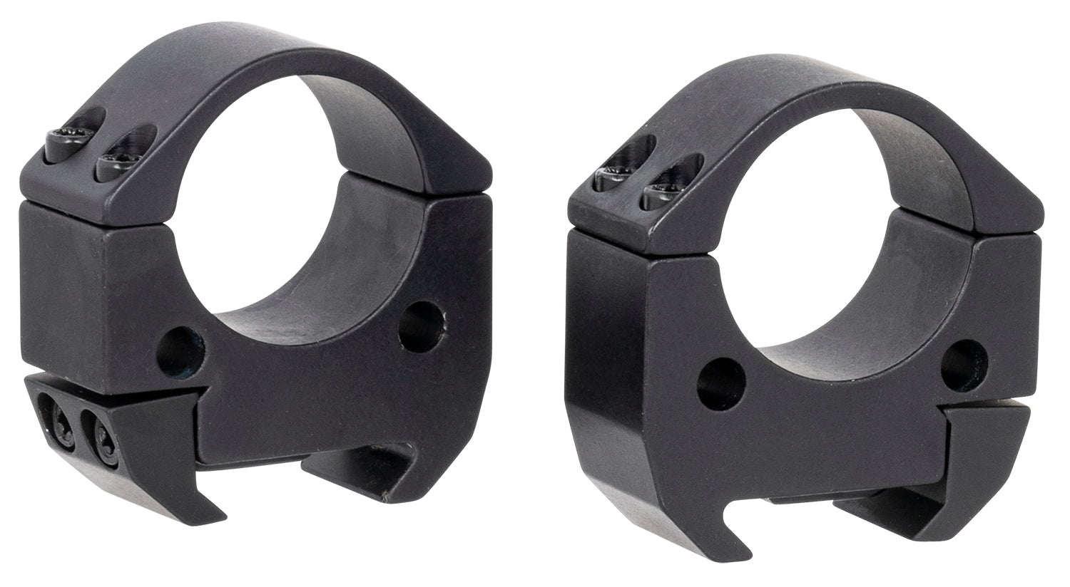 Talley TMS10M Picatinny Scope Rings 1-Inch Medium Profile Black Anodized 0 MOA