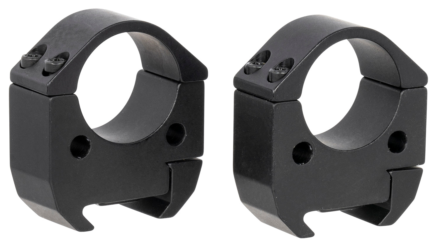 Talley TMS10H Picatinny Scope Rings 1-Inch High Profile Black Anodized 0 MOA