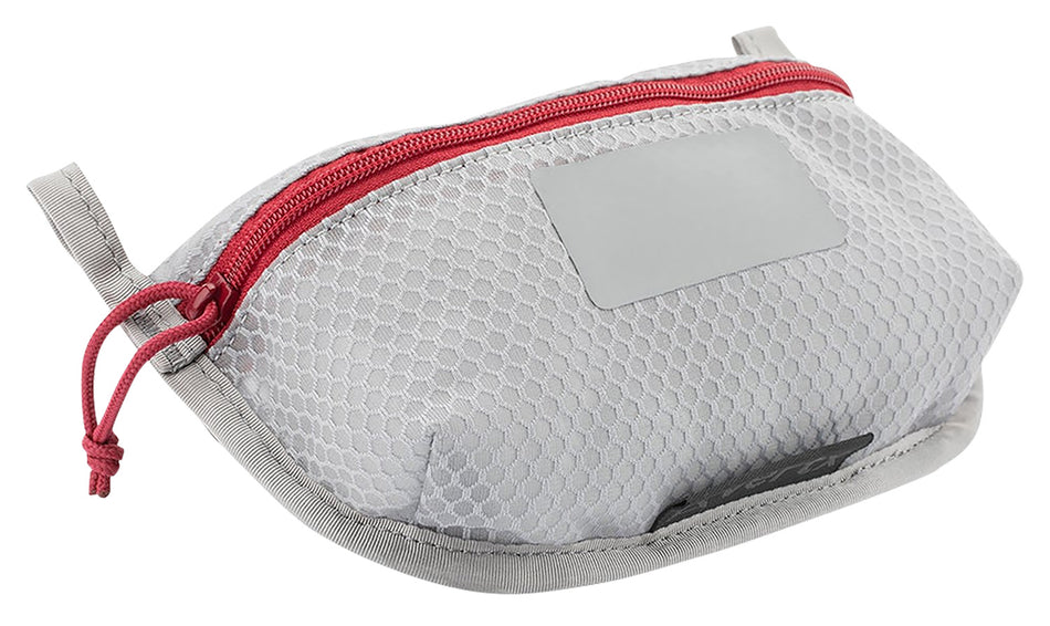 Vertx Overflow Pouch 2-Pack Small White Nylon Mesh YKK Zipper Hook Back Panel 5"W x 5"H