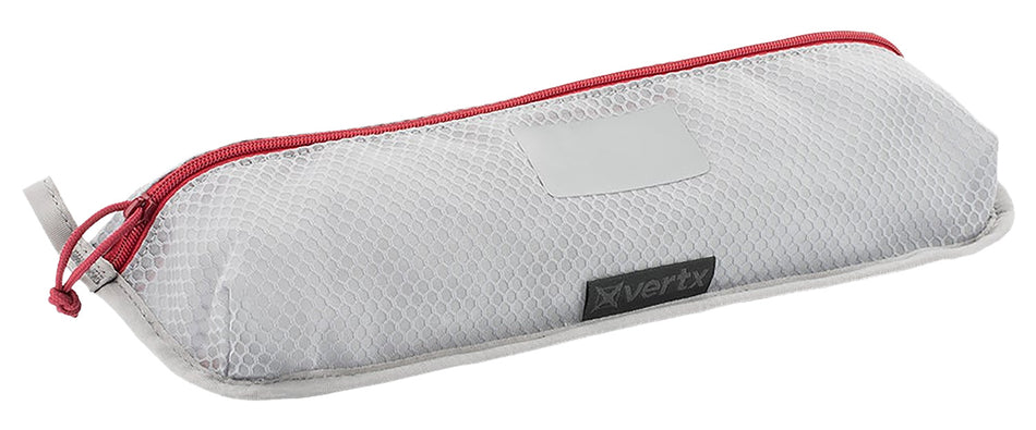 Vertx Overflow Pouch 2-Pack Large White Nylon Mesh Hook Back Panel YKK Zipper 15.50"W x 5.20"H