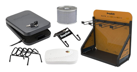 SnapSafe 77500 Gun Safe Display Pack Yellow Countertop Retail
