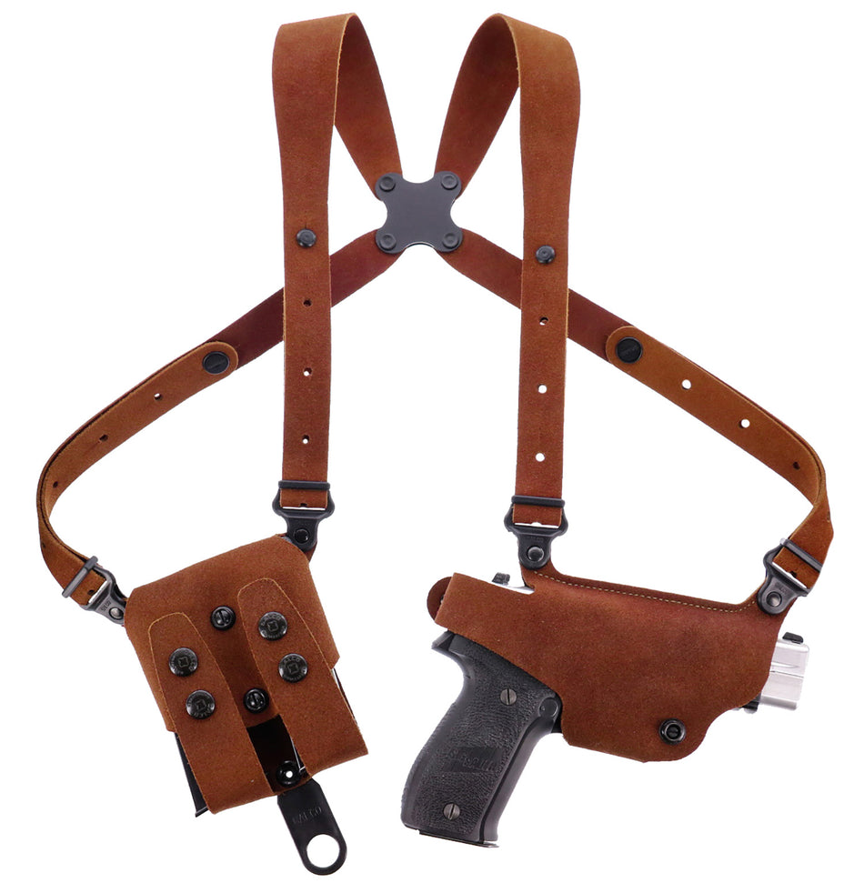 Galco CL2204 Natural Leather Classic Lite 2.0 Shoulder Holster System for Walther PP/PPK/PPKS, Right Hand