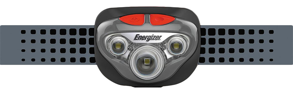 Energizer Vision HD+ Focus LED Headlamp 400 Lumens White Red Light Gray 85 Meters Distance