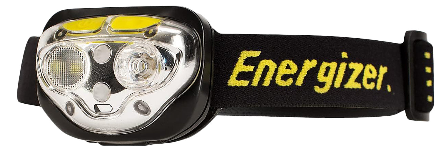 Energizer Vision Ultra Headlamp 400 Lumens White/Red/Green LED IPX4 Black 80 Meters