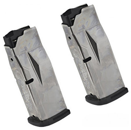 Ruger Max-9 9mm Luger 10rd E-Nickel Steel 2-Pack Spare Magazine 90714