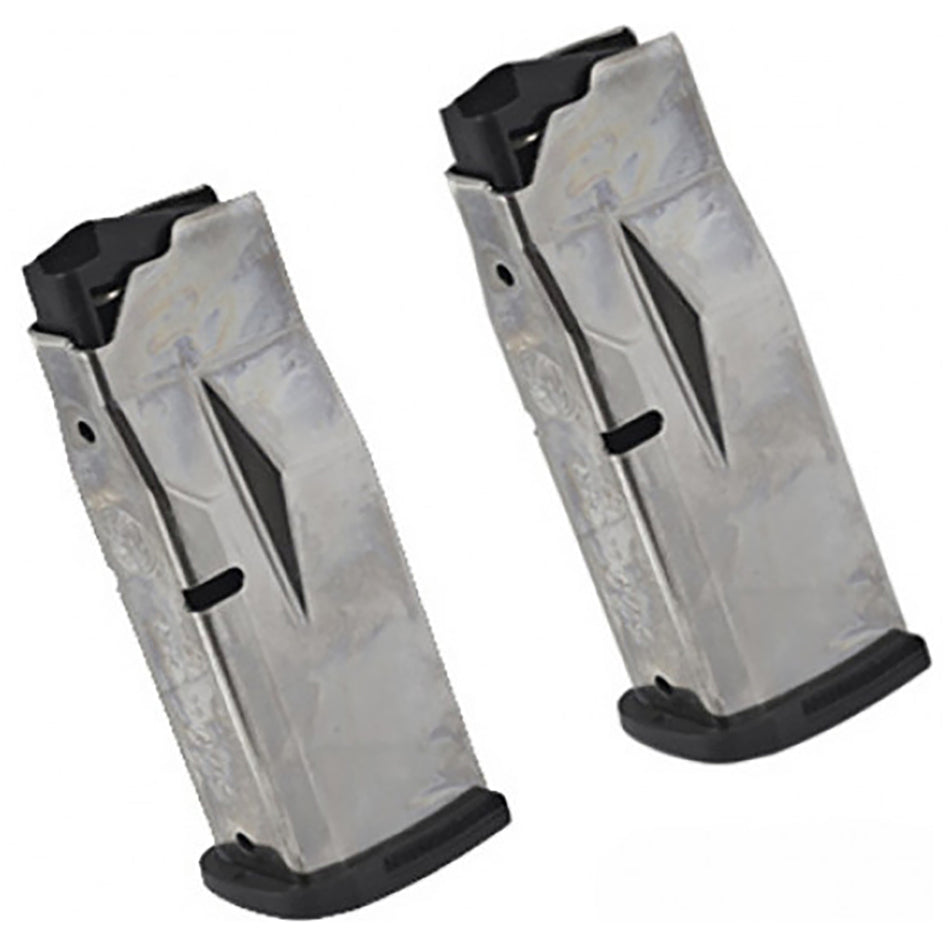 Ruger Max-9 9mm Luger 10rd E-Nickel Steel 2-Pack Spare Magazine 90714