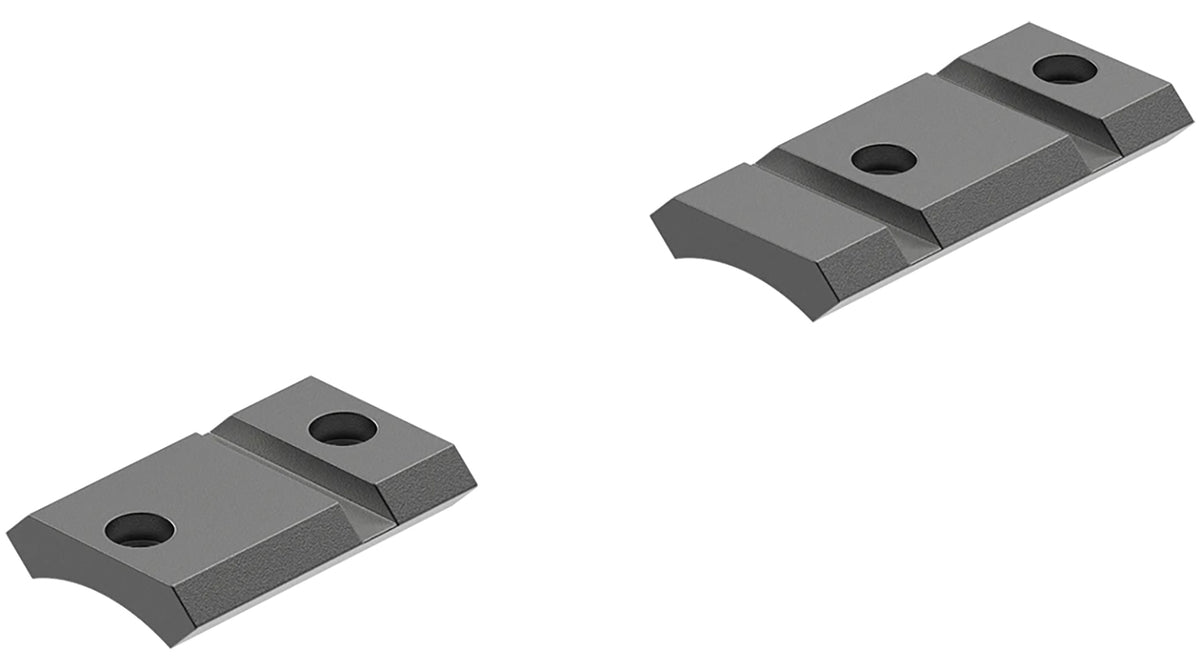 Leupold QRW Cross-Slot Picatinny/Weaver Base Set Savage 10/110 Round Receiver Matte Black