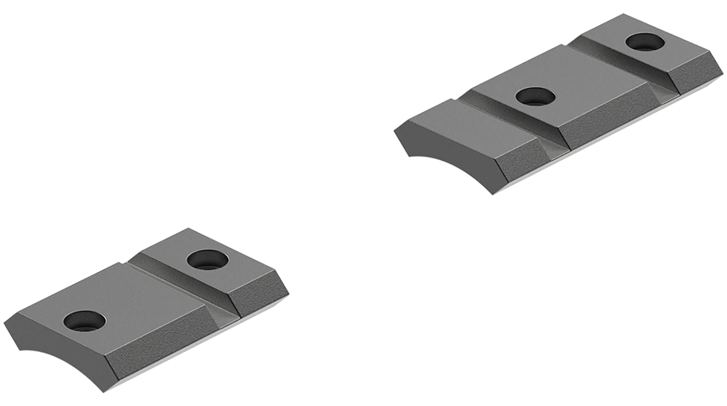 Leupold QRW Cross-Slot Picatinny/Weaver Base Set Savage 10/110 Round Receiver Matte Black
