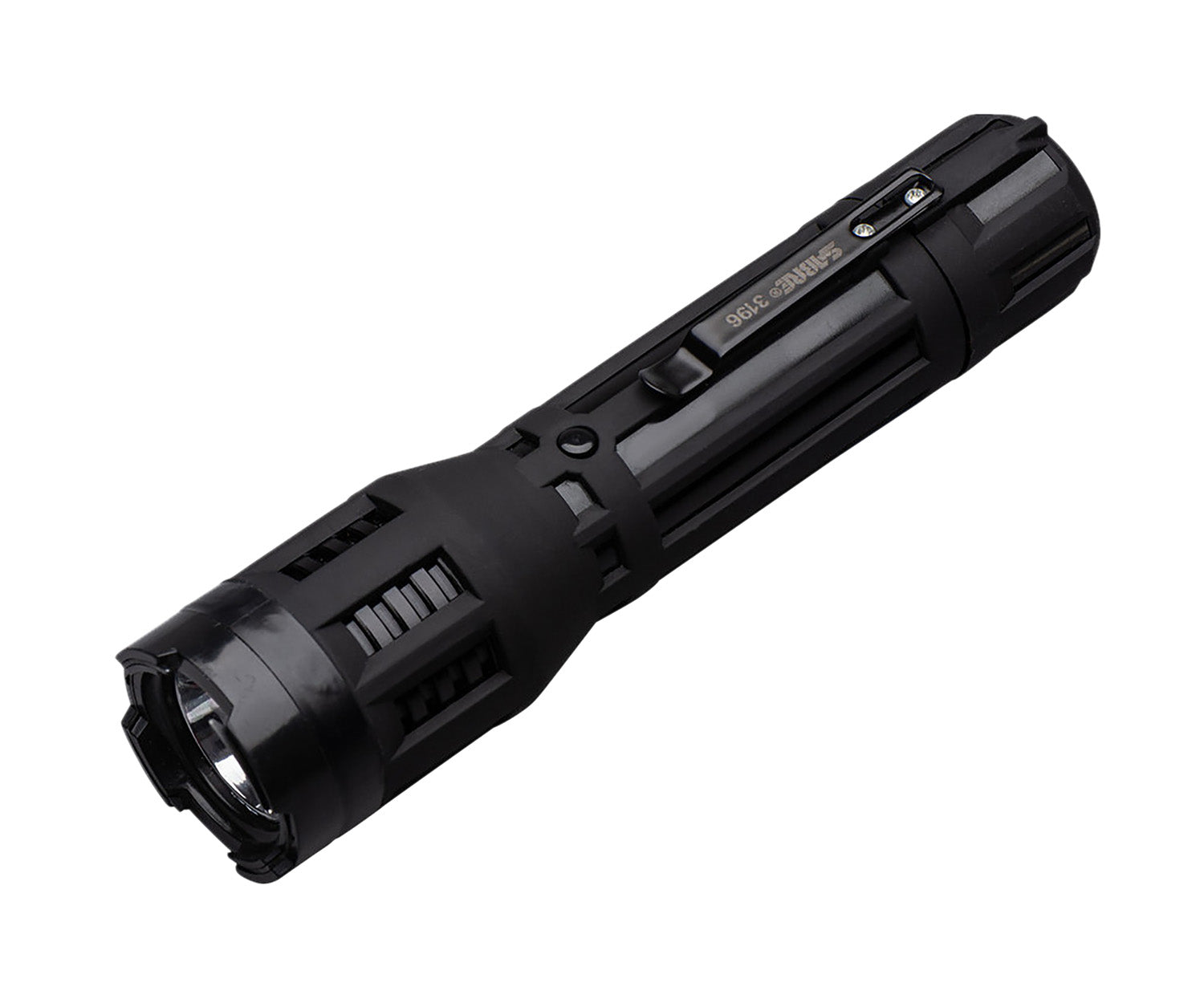 Sabre S2000SF Tactical Stun Gun Flashlight Combo 1.82 uC Black Aluminum Belt Holster