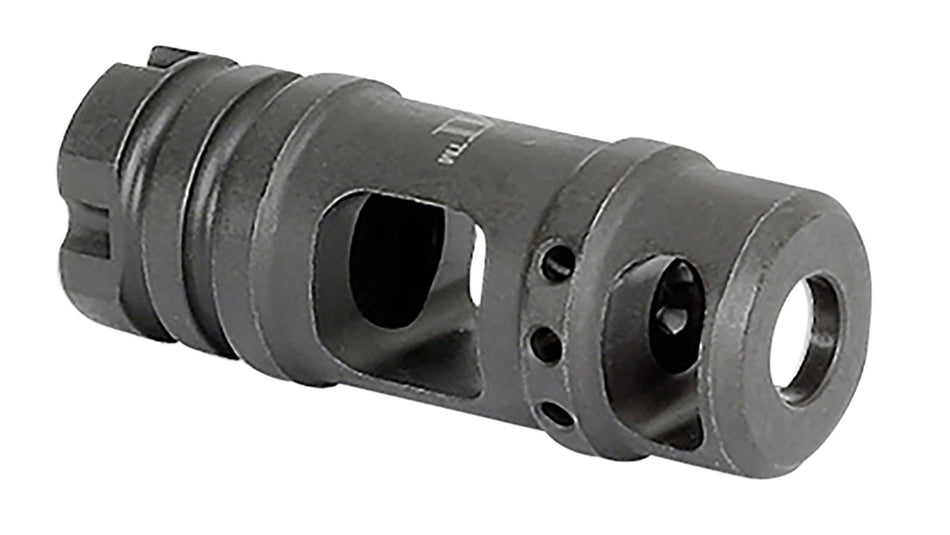 Midwest Industries MIMB6 AK 30 Cal Two Large Port Muzzle Brake M14x1 LH Threads Black Phosphate Finish