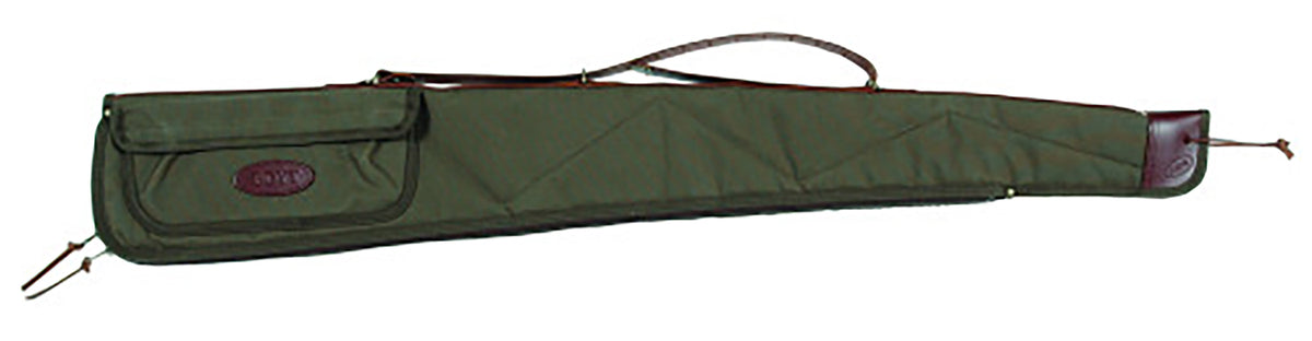 Boyt Harness OD Green Waxed Canvas 50" Shotgun Case Quilted Flannel Lining