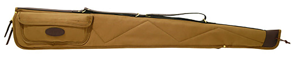 Boyt Harness Khaki Waxed Canvas 52" Shotgun Case Quilted Flannel Lining