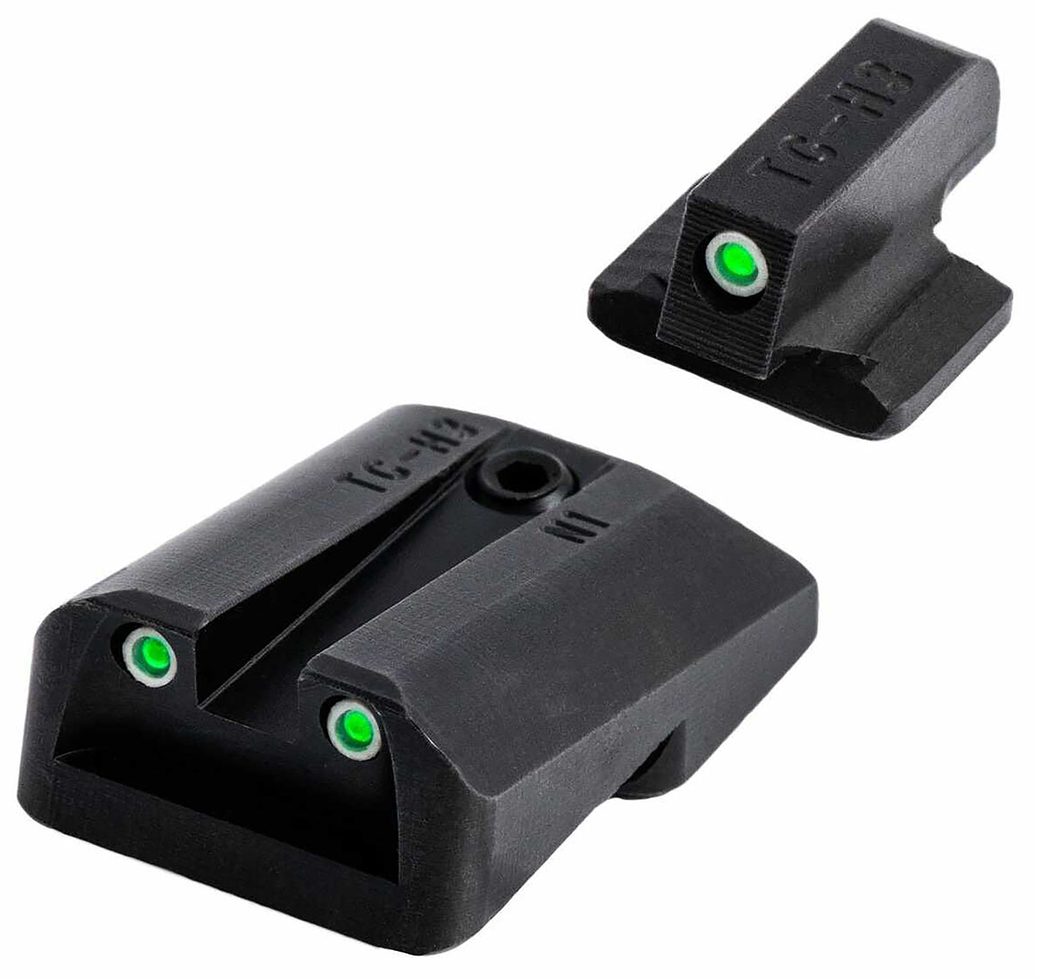 TruGlo Tritium Iron Night Sight Set TGTG231N2 for 1911 5" Government .40 S&W and 9mm