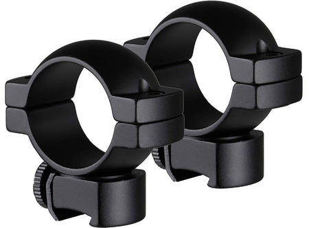 TruGlo TGTG8960B2 Lightweight Matte Black 1 Inch Medium Scope Rings 1 Screw Per Side