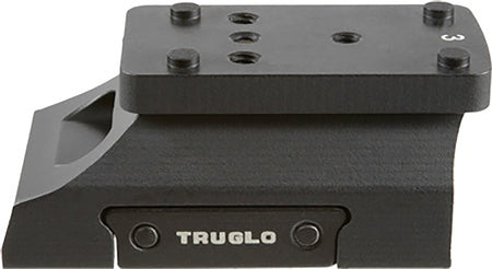 TruGlo TGTG8977B Anodized Black Universal Red Dot Optic Riser for AR Pistols