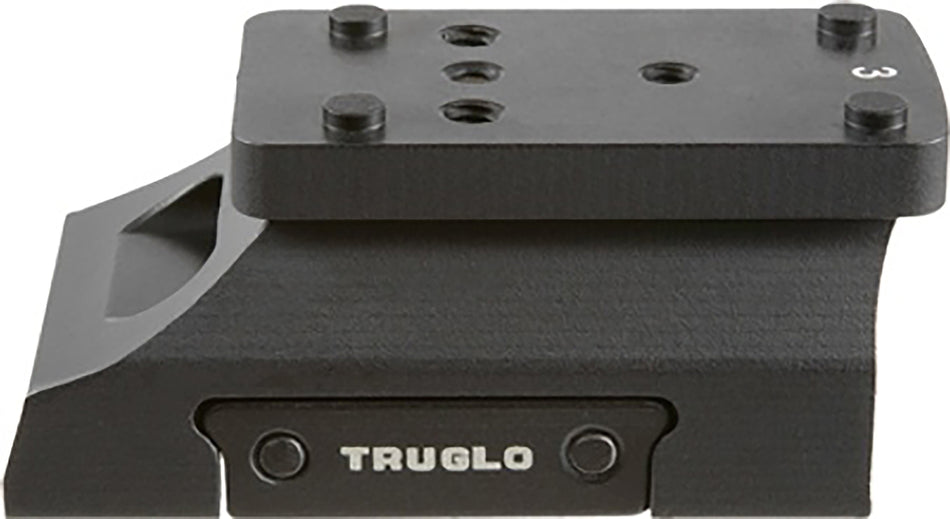 TruGlo TGTG8977B Anodized Black Universal Red Dot Optic Riser for AR Pistols