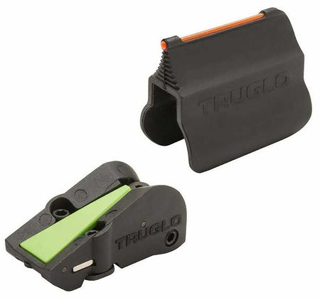 TruGlo F.A.S.T. Universal Adjustable Shotgun Sights TGTG940 Red/Green Fiber Optic for Ventilated Rib