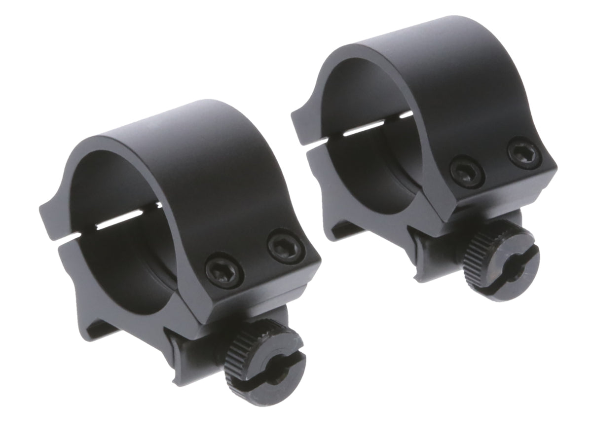 TruGlo TGTG8961B1 Medium Profile 1 Inch Lightweight Matte Black Scope Rings