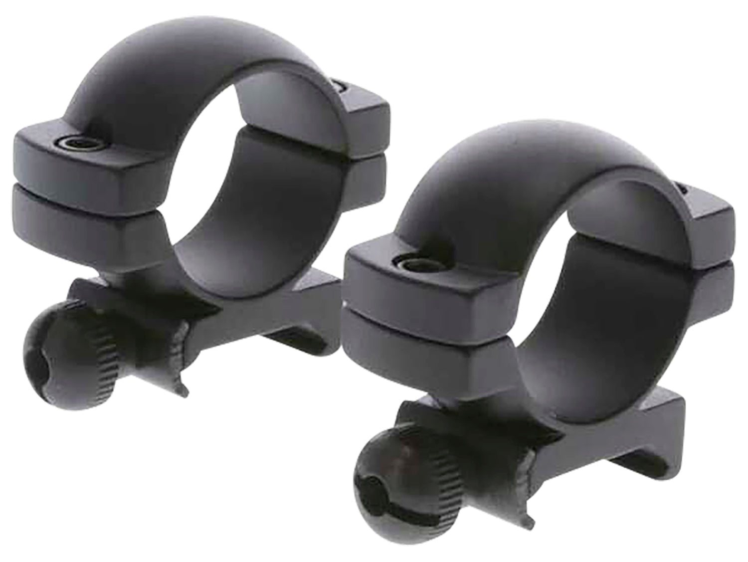 TruGlo TGTG8960B1 Medium Profile 1 Inch Lightweight Matte Black Scope Rings Weaver