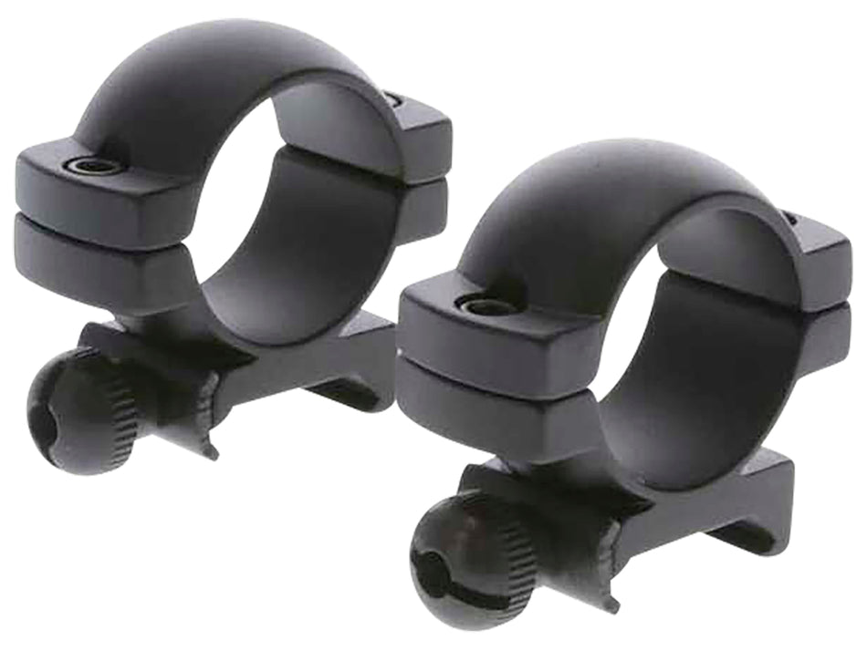TruGlo TGTG8960B1 Medium Profile 1 Inch Lightweight Matte Black Scope Rings Weaver