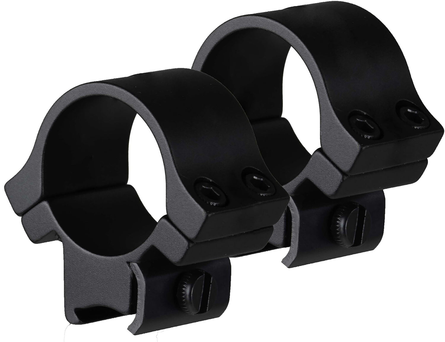 TruGlo TGTG8961B3 Medium Profile 1 Inch Lightweight Matte Black Scope Rings Airgun