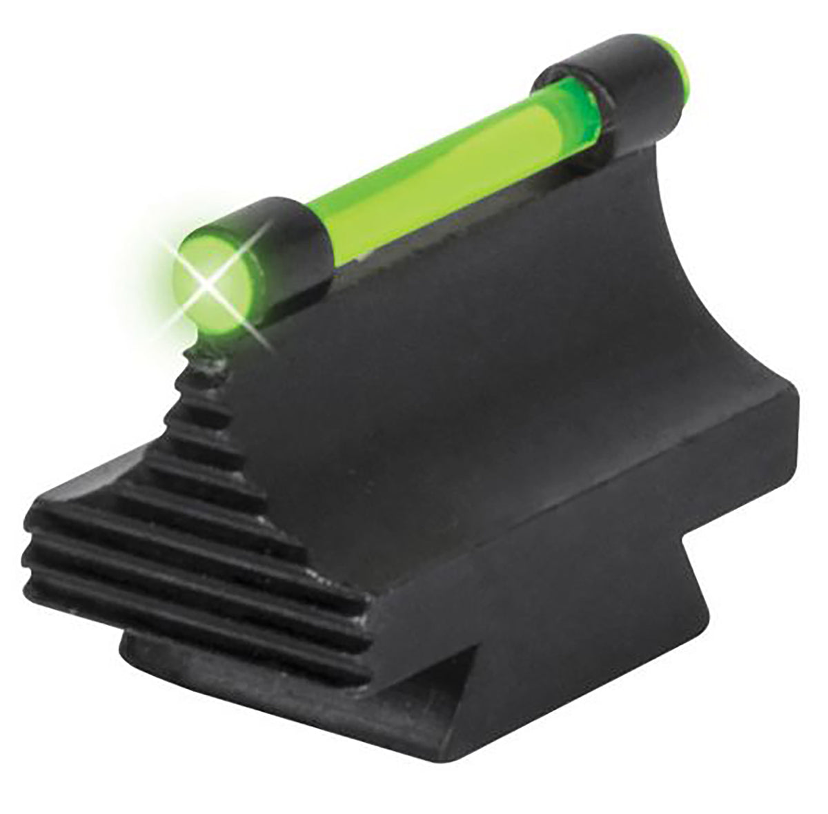 TruGlo TGTG95500RG 0.500in Green Fiber-Optic Ramp Front Sight 3/8in Dovetail Steel Rifle