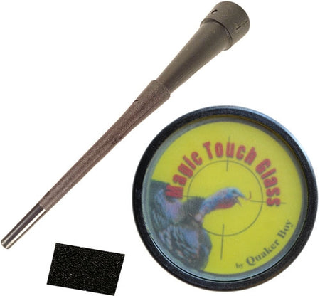 Quaker Boy Turkey Call Pot Style Magic Touch Glass Surface
