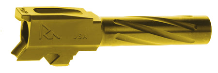 Rival Arms RA20G301E Glock 43 43X 9mm 3.41" Gold PVD Drop-In Match Barrel